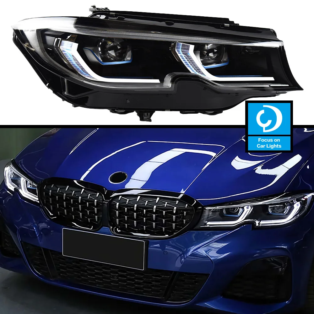 Autó bejárati Fényszóró számára BMW G20 G28 3 Széria 320i 325i 330i l335i 2019-2022 M3 Lézer ledes fejét Lámpa Erőtan automat accessor