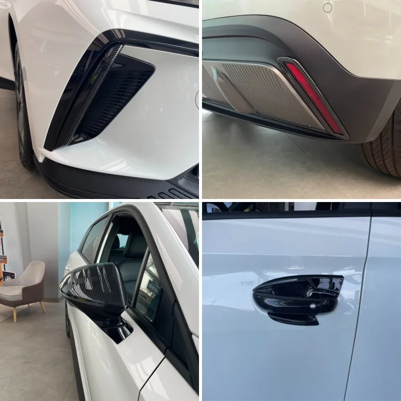 For MG MG4 2023-2025 Chromium Styling Car rearview mirror cover protective frame to prevent scratches and make it more eye-catch