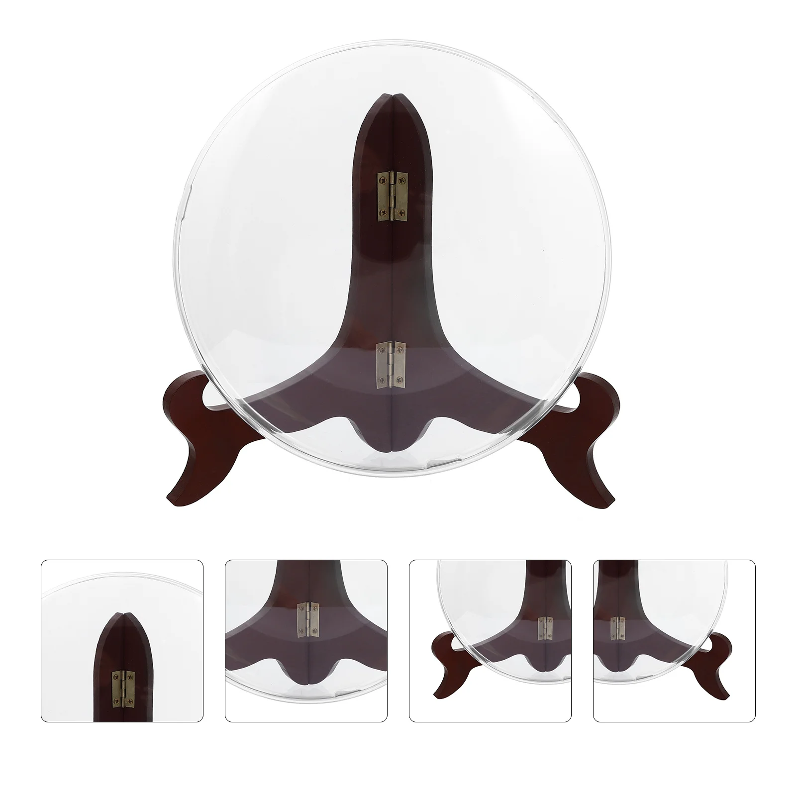 

1Pcs Transparent Tea Cake Display Rack Holder Solid Base Upgraded Sealing Decorative Brick Tea Storage Case Container