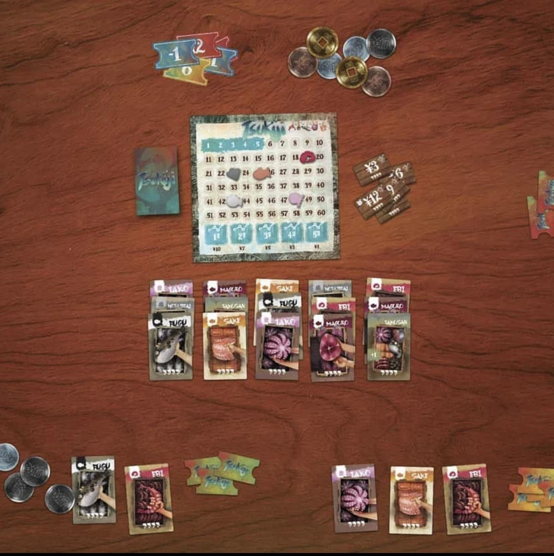 Tsukiji Bordspel 2-5 spelers Familie/Feest Grappig tafelspel Vrienden Entertainment Handel Strategiespel