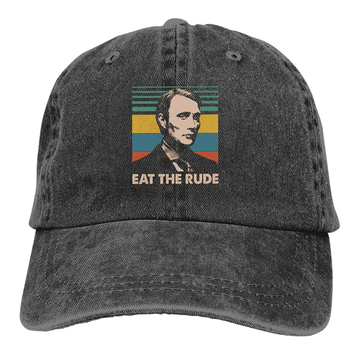 

Pure Color Cowboy Hats Eat The Rude Women's Hat Sun Visor Baseball Caps Silence Of The Lambs Peaked Trucker Dad Hat