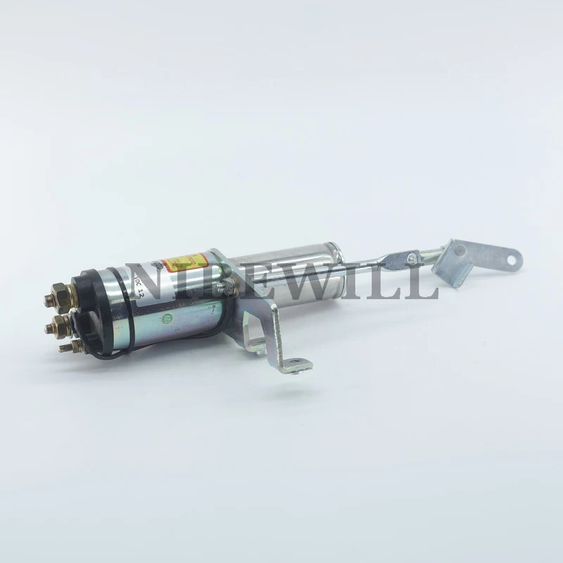 Engine accessories for Cummins 6BT5.9-G2 diesel generator shutdown solenoid valve A032X741 12V view 2