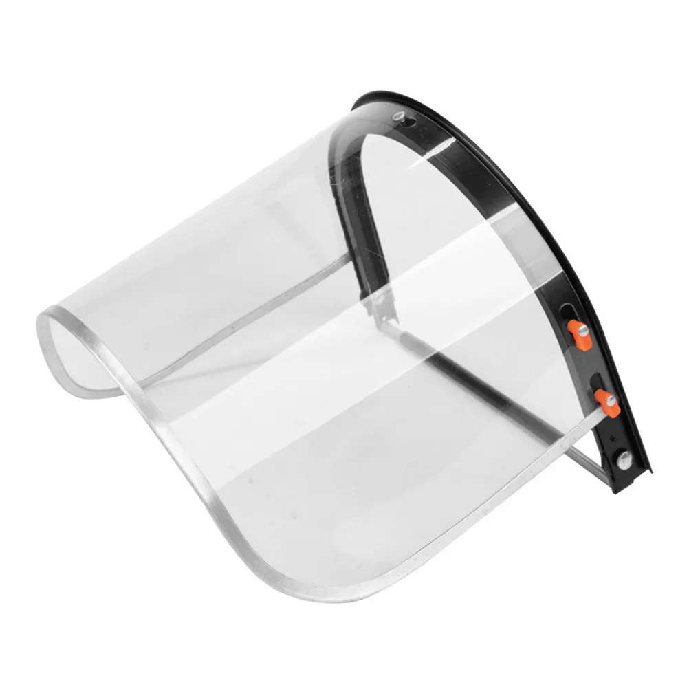 

Clear Facial Shield for Hard Hat Attachment Thickened Anti-Splash Protective Visor Industrial Grinding Welding Polishing Cutting
