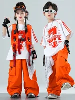Ropa de escenario para niños, conjunto de batería para niños, disfraces, trajes de actuación de baile para niñas de hip hop