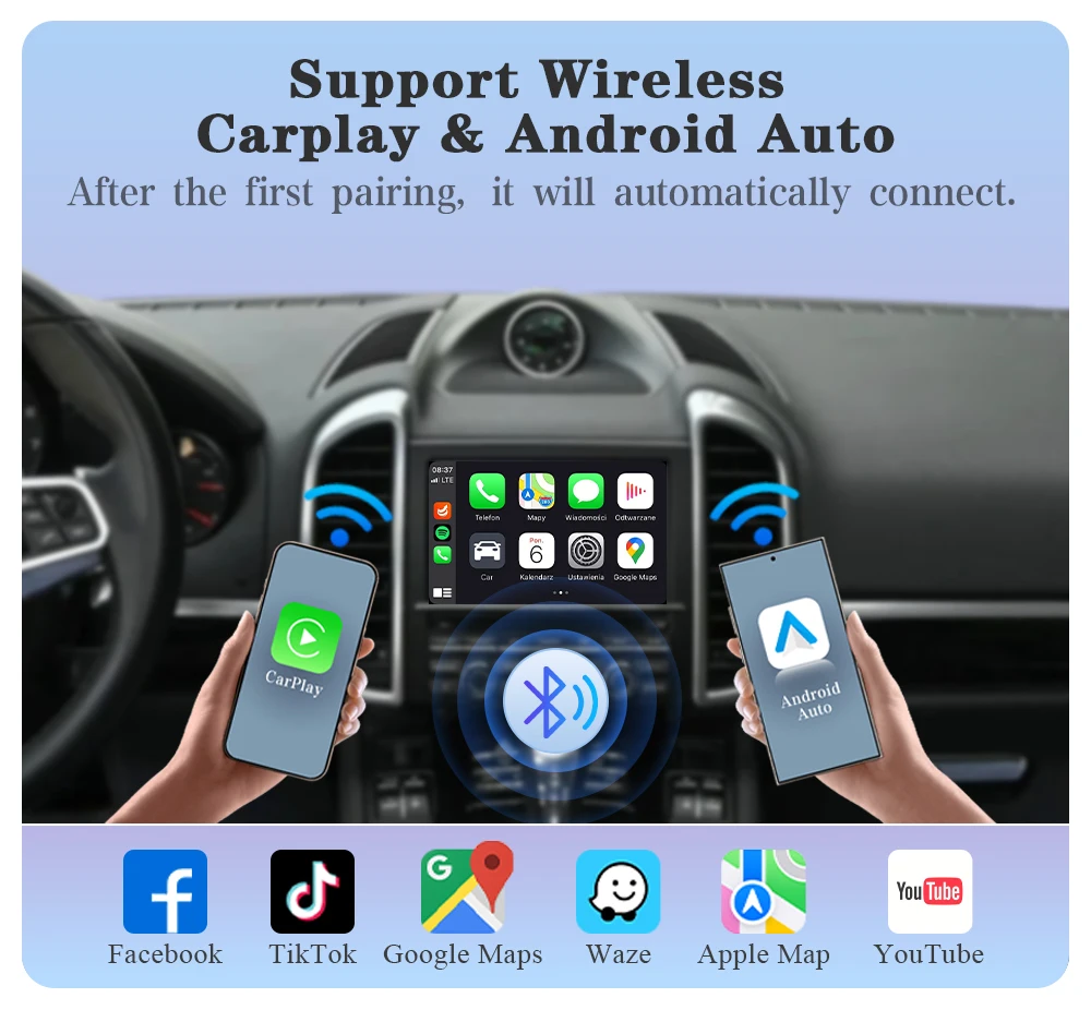 AUTOTOP Linux Wireless CarPlay Interface Box für Porsche PCM 3.1 2011-2016 Panamera Cayenne Cayman Macan Boxster (911 991 718) – Detail 7