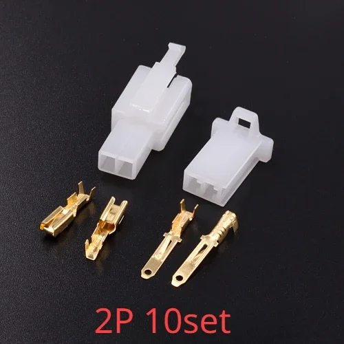 10/20pcs 2.8mm 2/3/4/6/9 pin Automotive 2.8 Electrical wire Connector Male Female cable terminal plug Kits Motorcycle ebike car