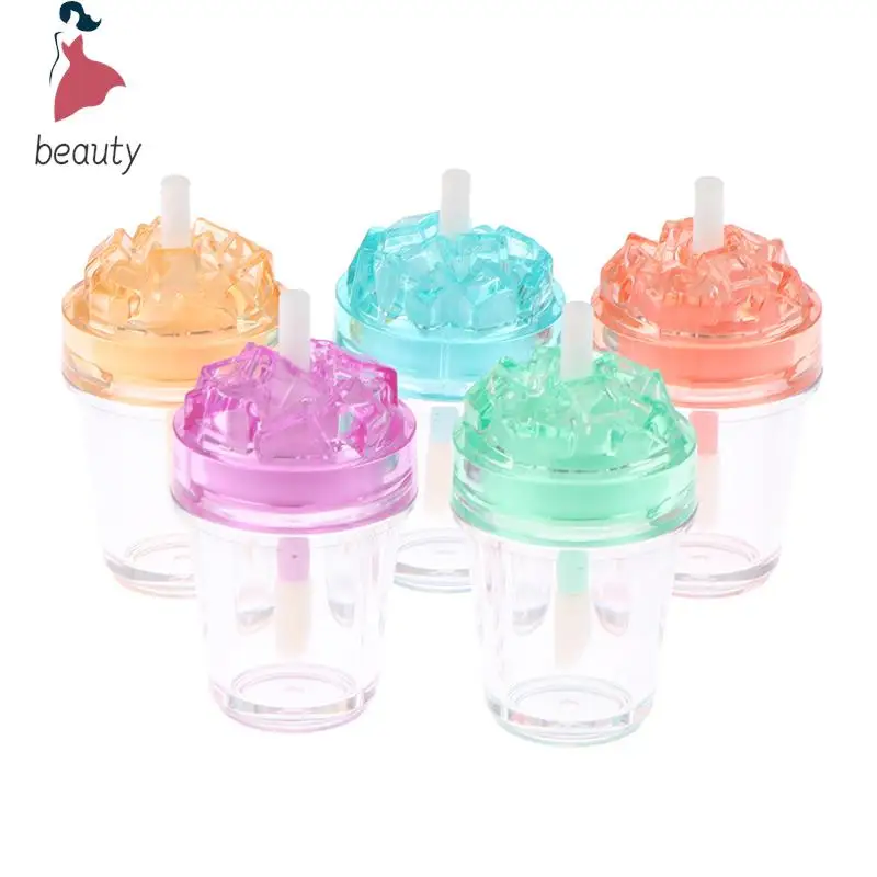 1Pc 5ml Empty Lip Gloss Tubes AS Lipgloss Tube Eyeliner Bottle Container Beauty Lipstick Makeup Tools Random Color