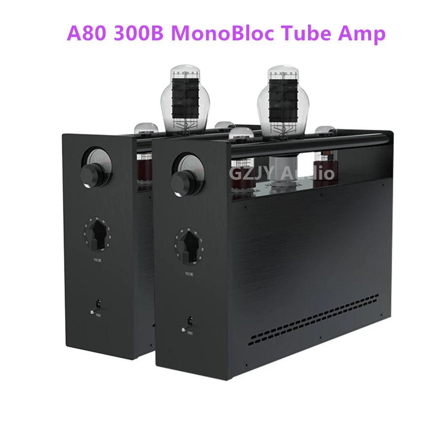 

Latest Upgrade A80 300B MonoBloc Tube Amp Vertical Mono Bloc Amplifier For Stereo 2 Pieces,300B*2, 5Z4P *2,6N8P*2