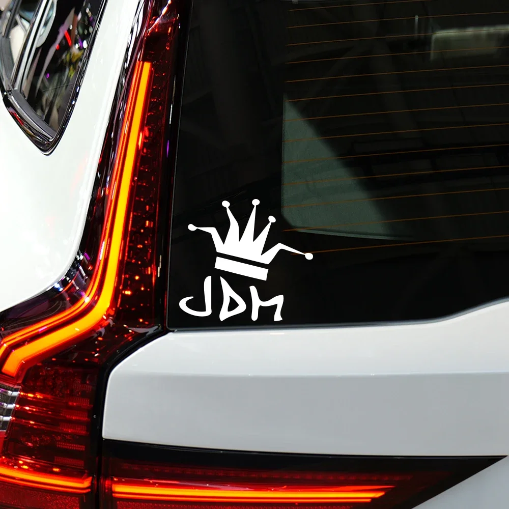 

JDM King Crown Car Sticker PVC Self Adhesive Vinyl Decal Waterproof Funny Auto Body Styling DIY Decoration Sticker Accessories