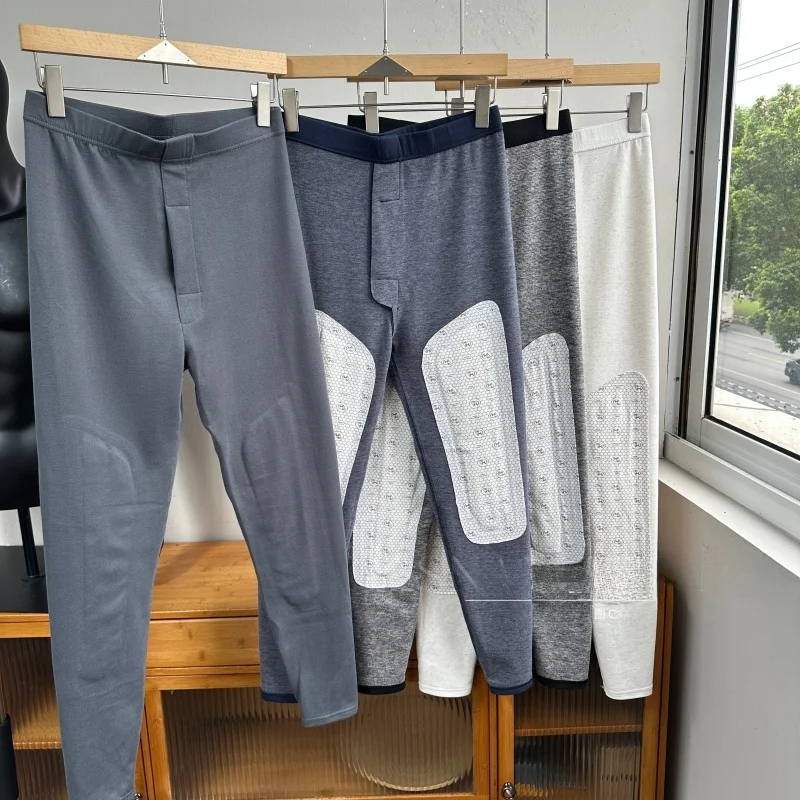 

Thickened Fleece Lined Knee Pad Warm Pants Men's Winter Thermal Bottoming Trousers High Elasticity Polyester Fiber Youth to E...