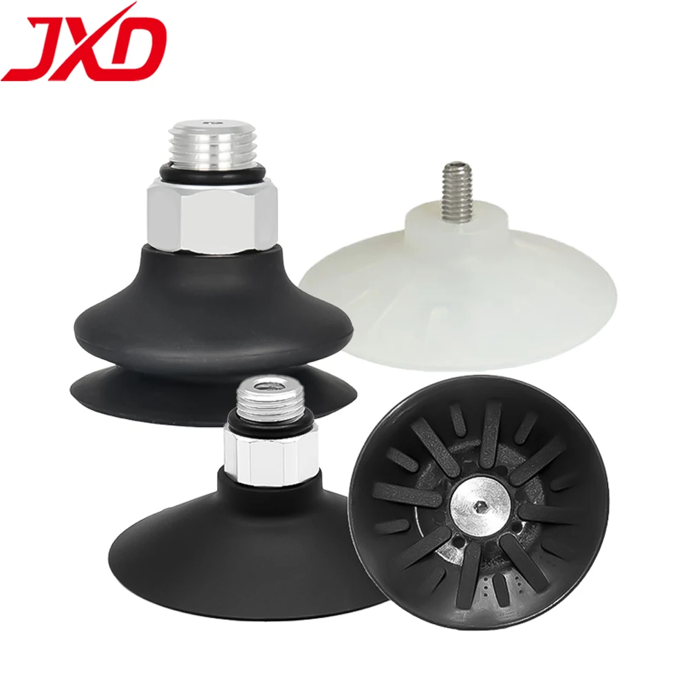 

Powerful Vacuum Suction Cup Nozzle, Polyurethane & Silicone Material, ESS/ESV-60/100-GT with M6 M8 Threads for Industrial Robots