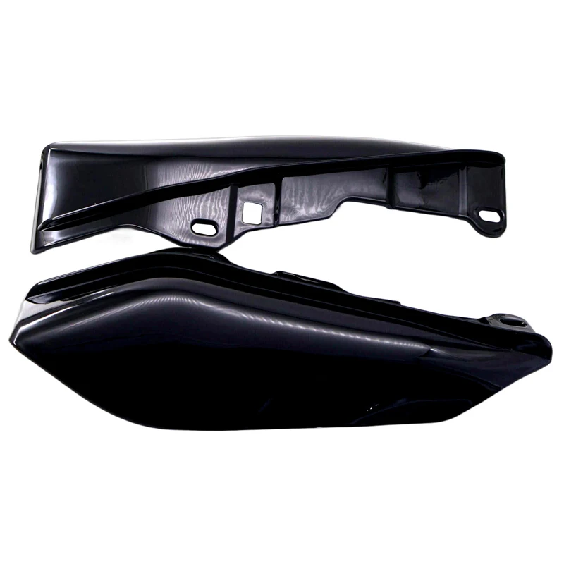 Gloss Black Mid-Frame Air Deflector Heat Shield Trim Covers 57200356 Fit for Harley Touring Street Road Glide Road King 2009+