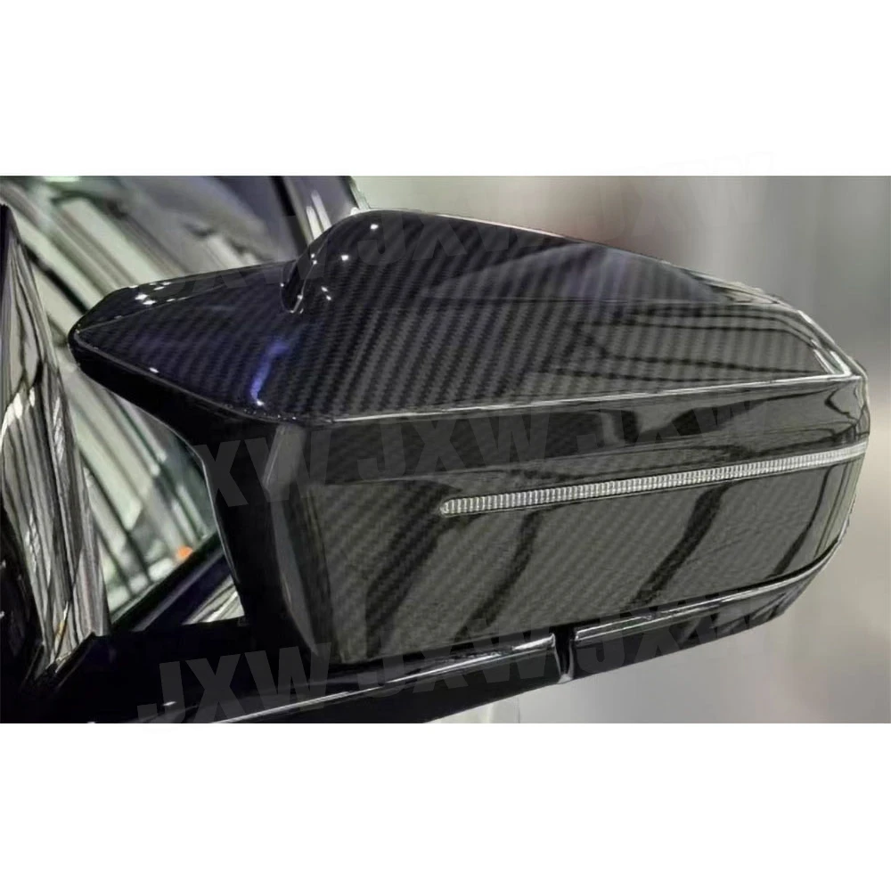 Prepreg Dry Carbon Fiber Rearview Mirror Cover For BMW 5 Serise G60 G68 2024+ Car ABS Mirror Shell Decoration Trim