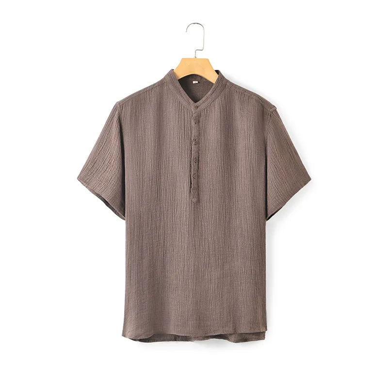 The New Linen Men's Casual Shirt for 2024 Is Loose and Breathable