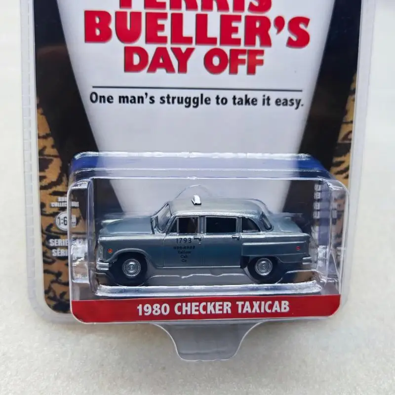 Greenlight 1:64 Ferris Bueller's Day Off-1980 Checker diecast alloy car model gifts toy