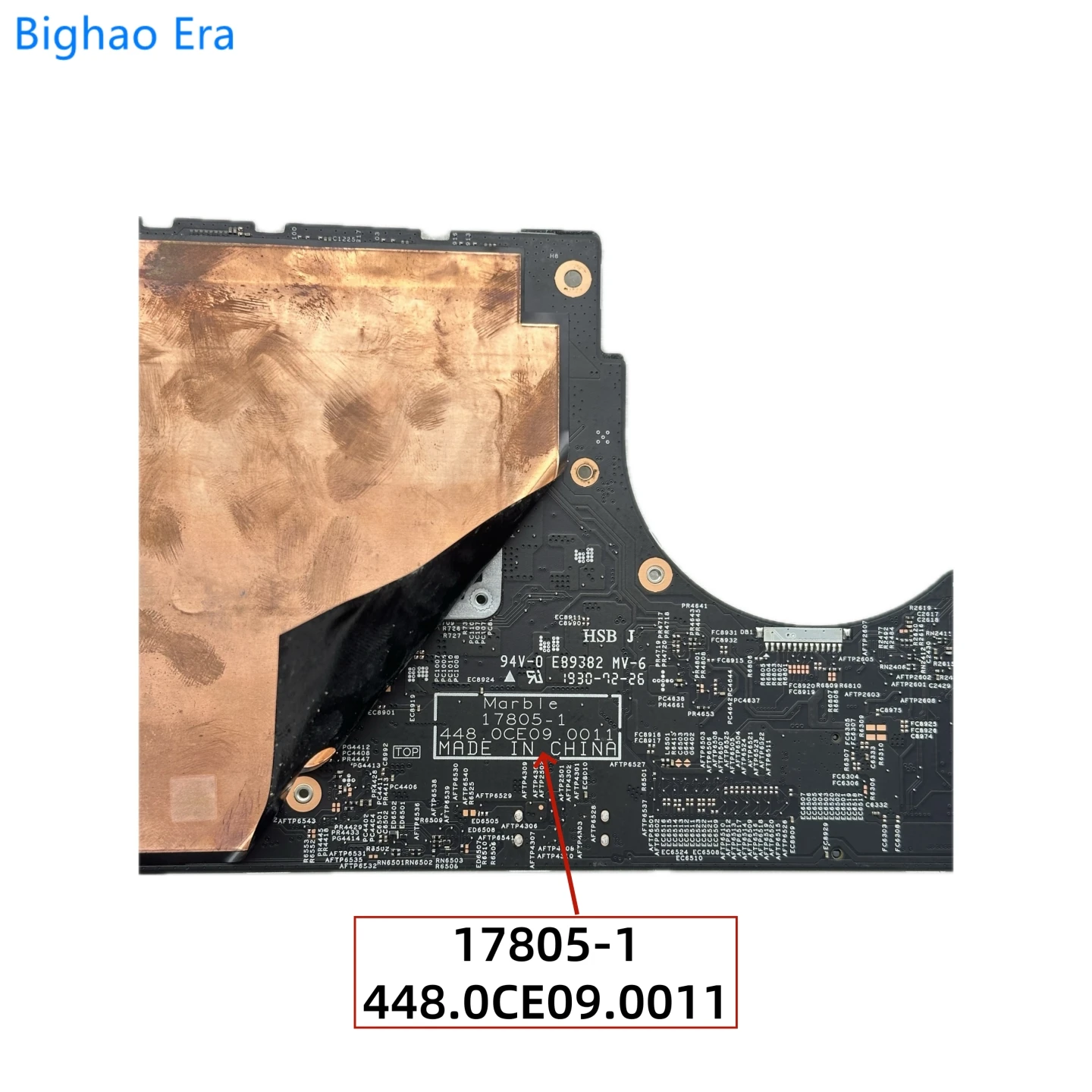 Imagem -03 - Placa-mãe para Laptop para Xiaomi Air 13 161301-fc 161301-fb Timi Tm1703 I58250u Cpu 8g-ram Mx250 2g-gpu 178051 448.0ce09.0011