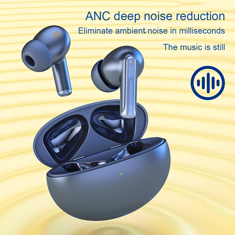 

ANC Fone Bluetooth Earphones Wireless Headphones TWS Headset Gamer Noise Reduction Earbuds with Dual for AGM H5 Pro InfinixNote