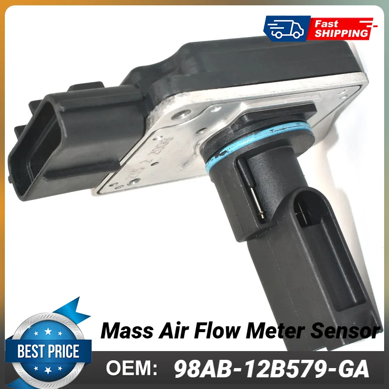 98AB-12B579-GA Sensor MAF medidor de flujo de aire masivo compatible con Ford Mazda Mercury MAF 2.0 3.0L 3.8L 4.0L