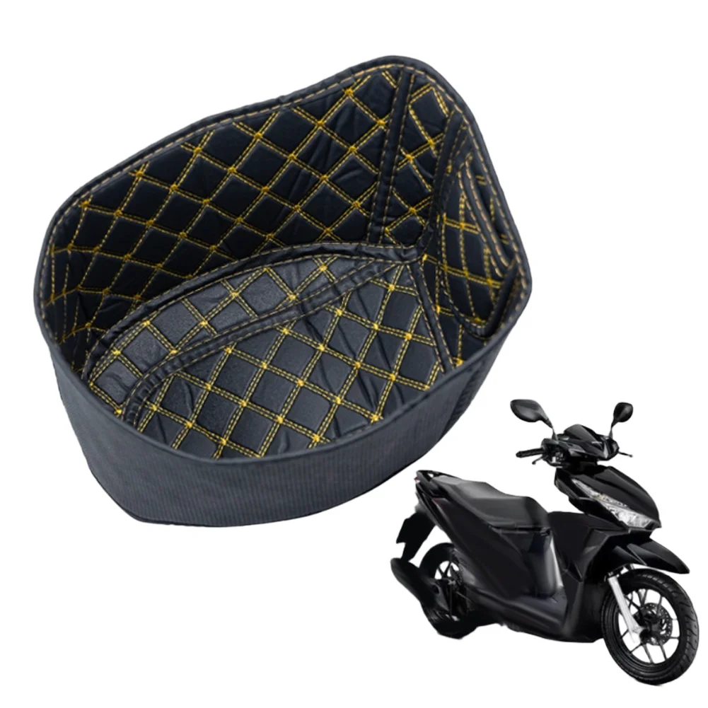 Motorcycle Luggage Trunk Seat Below Storage Box Cushion Lined Waterproof For Honda CLICK125/for CLICK150 Modification Parts