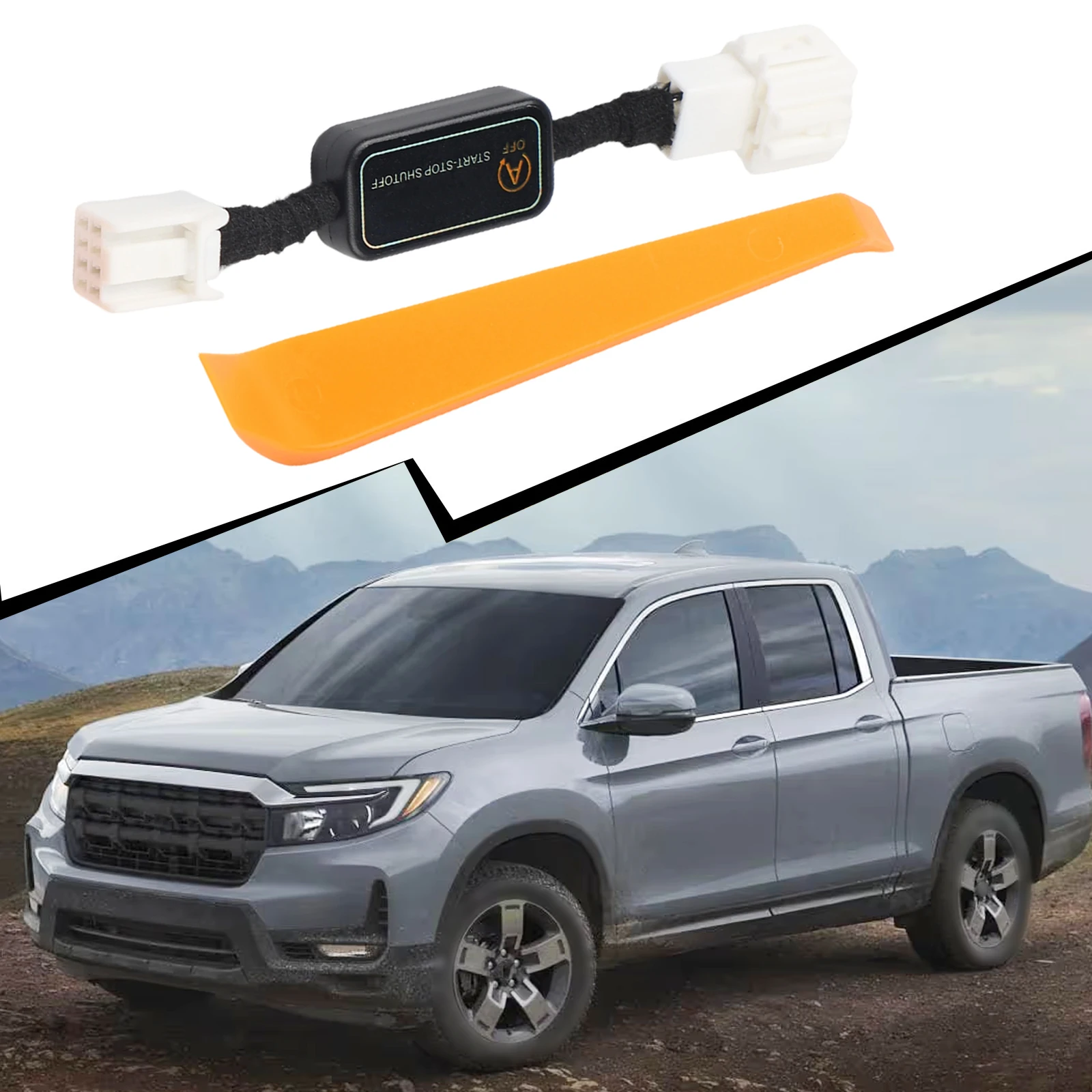 Auto Start Stop Eliminator Delete Device for Honda For Passport 2024+ and For Ridgeline 2024+ Vehicle System Plastic Component