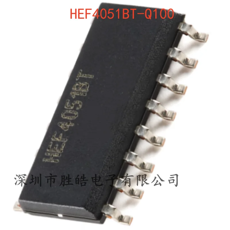 (10PCS)  NEW  HEF4051BT-Q100 / 118  8-Channel Analog Multiplexer / Demultiplexer    SOIC-16    HEF4051BT  Integrated Circuit