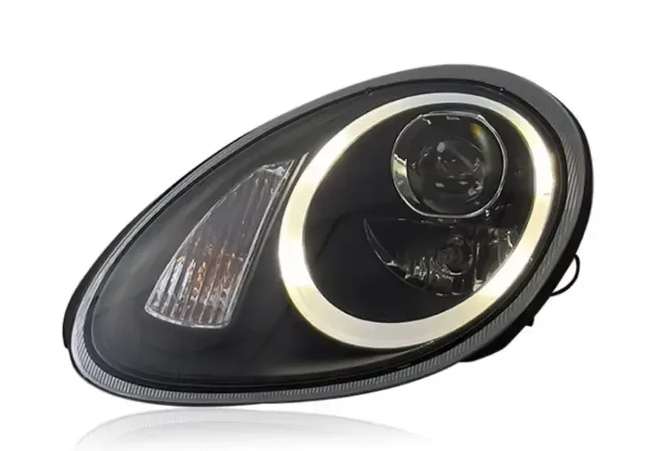 

SJC Лидер продаж фары для Porsche Boxster 2004-2008 в сборе, полностью светодиодные фары, автомобильные аксессуары