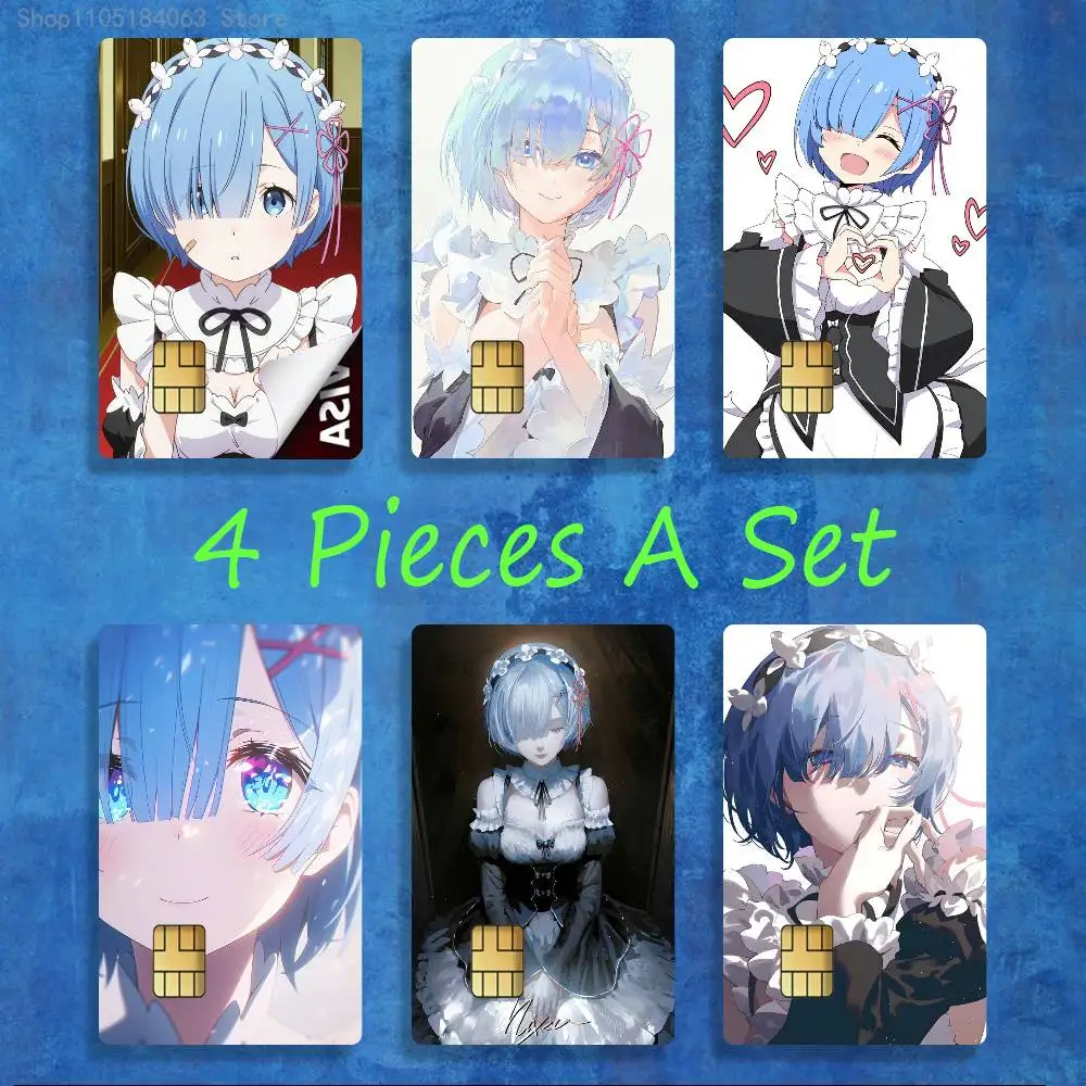 

Rem Re Z-Zero Stickers Credit Visa Debit Bank Charge Card Bus Metro Waterproof Sticker Decal Decoration