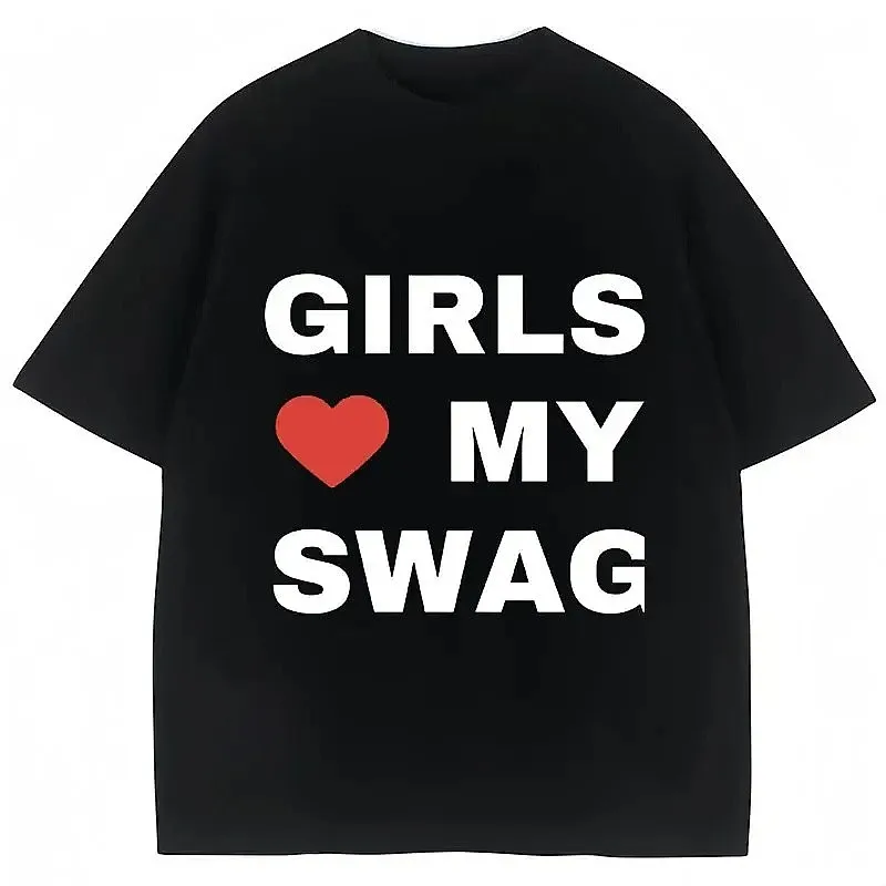 Funny Rapper Chief Keef Girls Love My Swag T Shirt Women Fashion Casual Loose Streetwear Tee