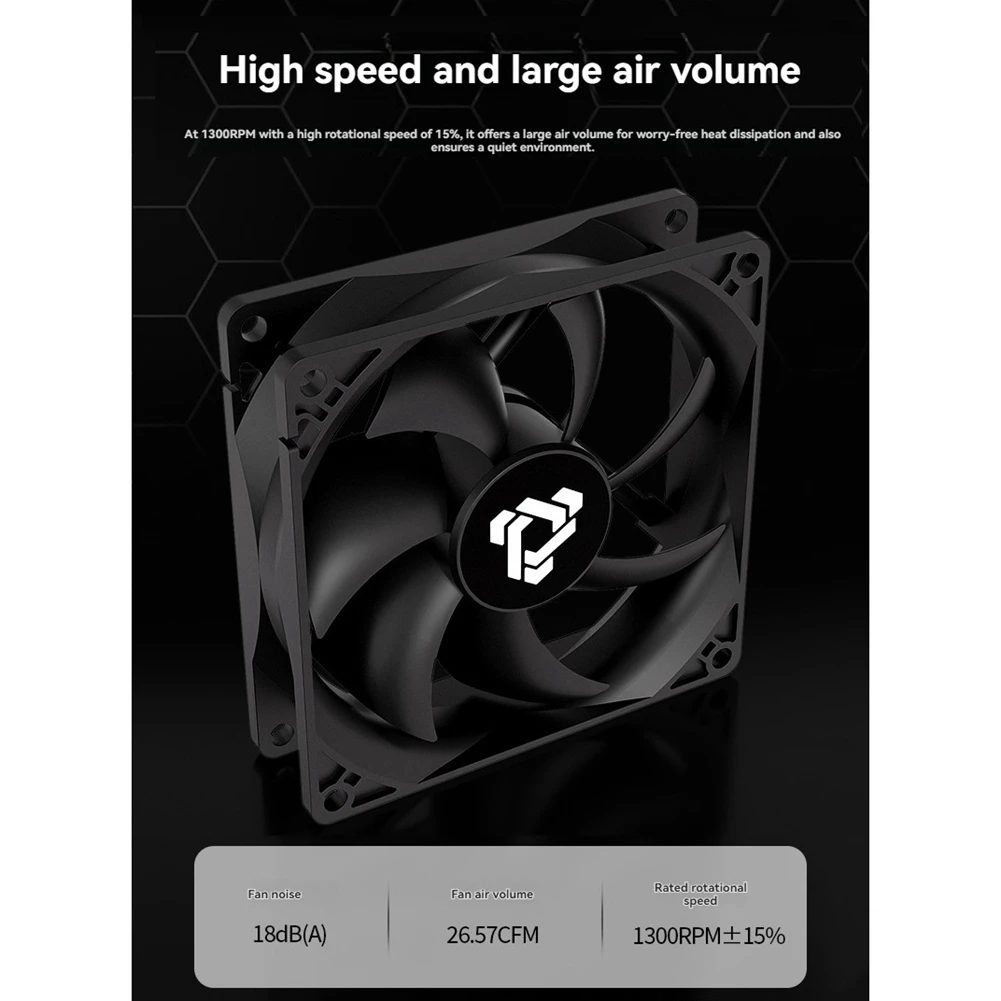 [ABJZ] ventilador con cubierta de ordenador de PC, ventilador de 3 pines/4 pines de 92mm, ventilador enfriador de CPU, ventilador de radiador de refrigeración, ventilador con rodamiento hidráulico, ventilador con cubierta de PC