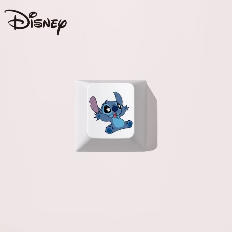 릴로와 스티치 DisneyR4 키보드 캡 카와이 만화 애니메이션 인쇄 액세서리 기계식 키보드 캡 남성용 보조 키캡