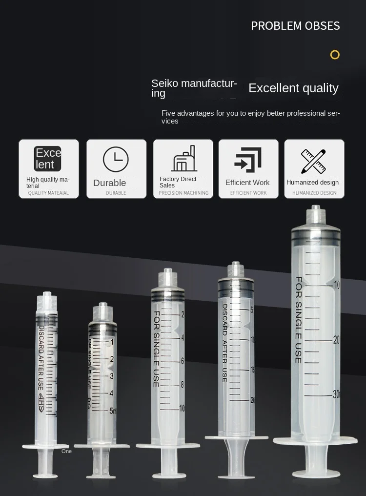 3 5 10 20 30 50cc 100 200ml Plastic Syringe Luer Lock Syringe Screw Storage Crimp Industrial Dispensing Glue Tool 1/2/5/10PCS