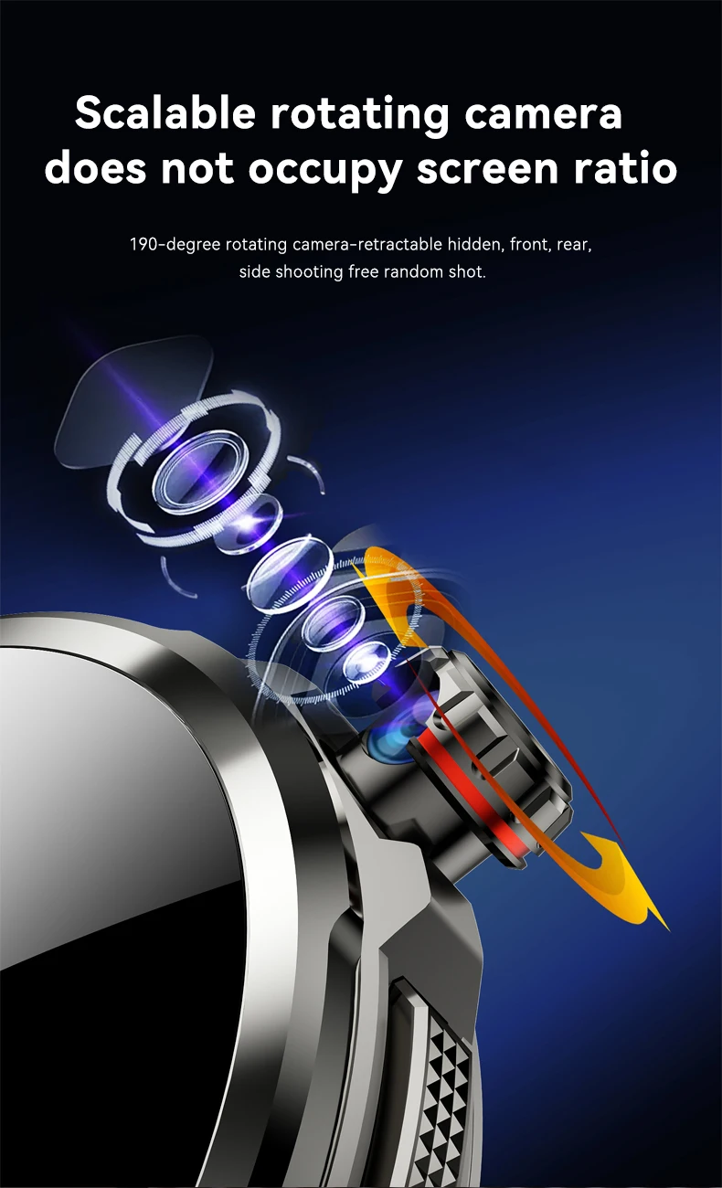 H99 Smartwatch الخلوية 4G/5G بطاقة SIM الإصدار 1.95 ''AMOLED Whatsapp TikTok GPS WIFI NFC Play Store الساعات الذكية للرجال