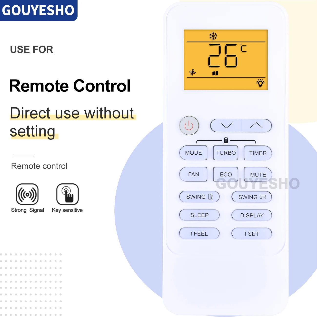 

New Air Conditioner Remote Control for TCL 190424(XHY-S)