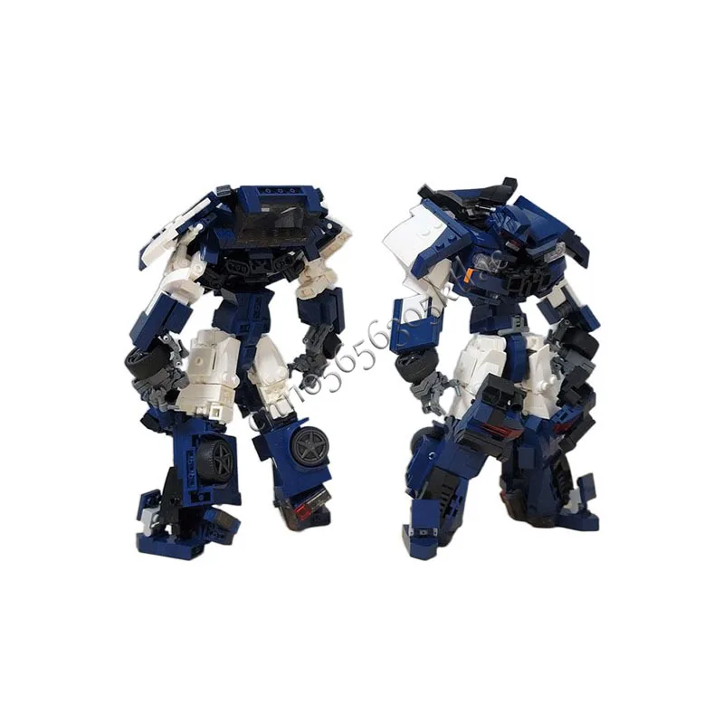 ตัวต่อหุ่นยนต์สุดเท่ 663 ชิ้น แบบ MOC สร้างสรรค์เองได้ ของเล่นประกอบเองสำหรับเด็ก ของขวัญวันคริสต์มาสและวันเกิด