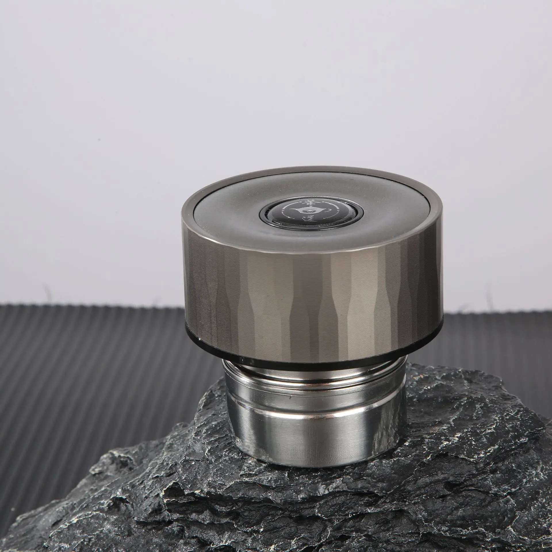 High Borosilicate Double Layer Separation Glass Creative Gift Water Advertising Portable Business Tea Cup