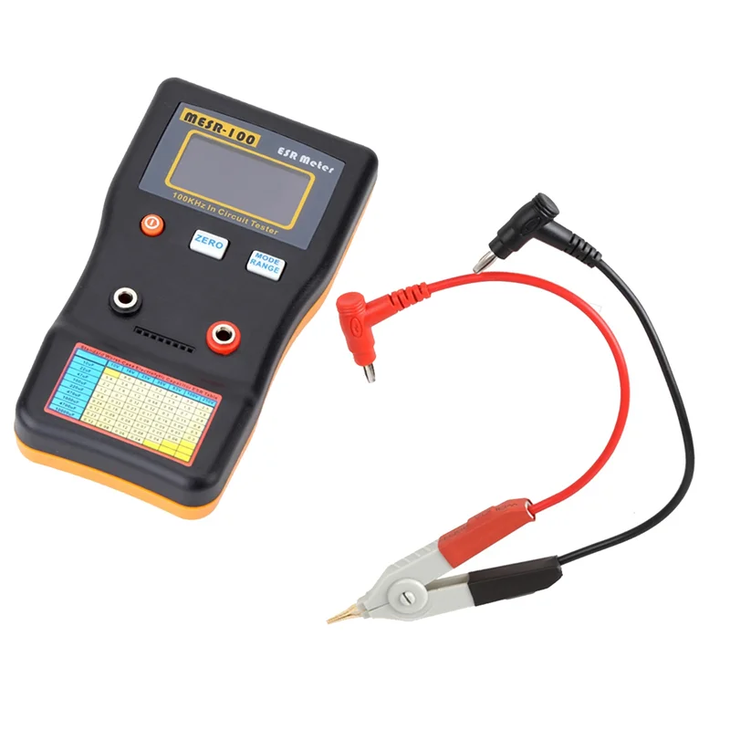 T61C_Multimetro MESR-100 ESR Capacitancia Ohm Medidor