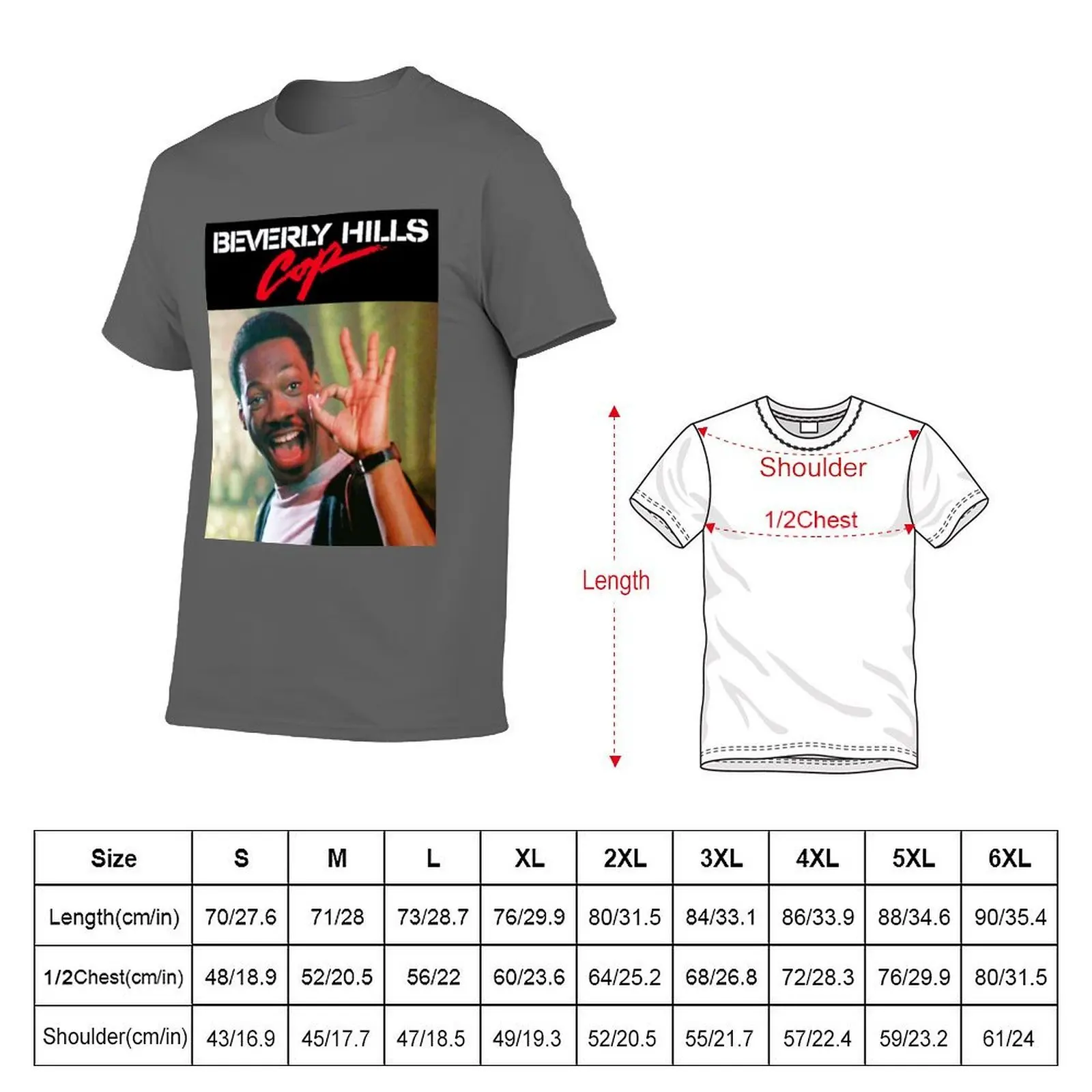 Beverly Hills Foley A-OK - Axel Cop T-Shirt Trendy Print Short Sleeve T-Shirt