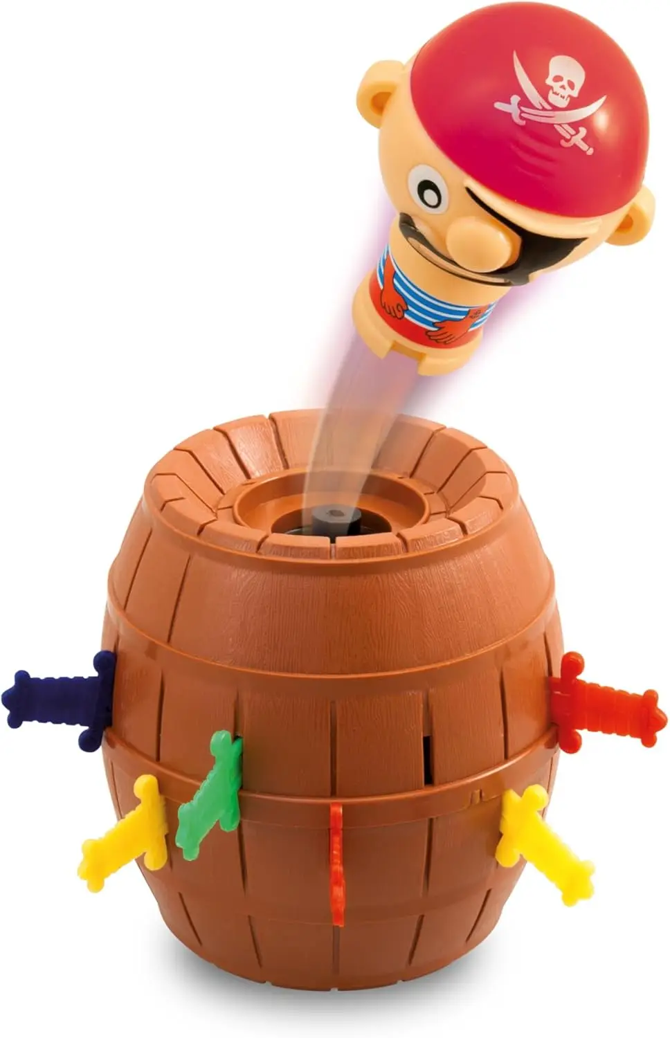 Pirate Surprise Barrel Game - Pop Up Pirate Toy with Swords for Kids, Fun Action Family Game, Gift for Boys & Girls 4+