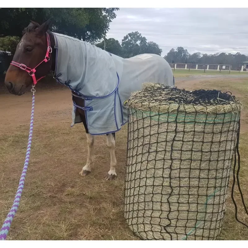 Durable Full Bale Slow Feed Hay Net Uv Resistant Stable Performance For Horses Indoor Outdoor Feeding Hot Sale