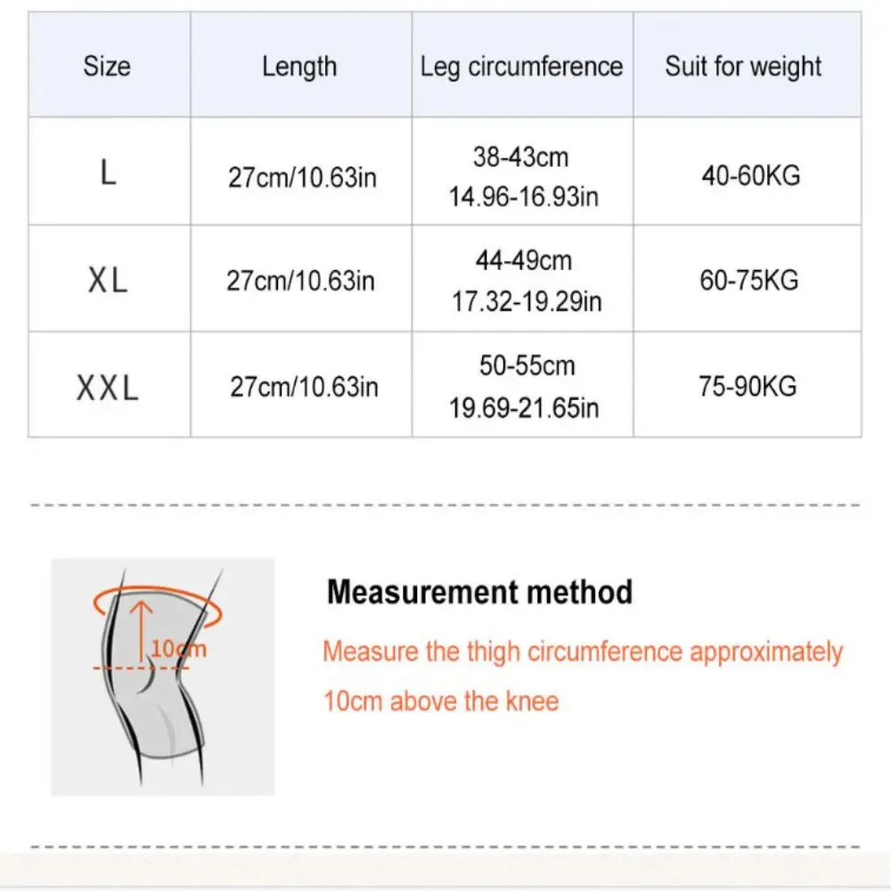 Druck stehende elastische Woll-Knieschützer, dünne Elastizität, Streifen-Design, Knieschützer, hautfarbenes Baumwoll-Polyester