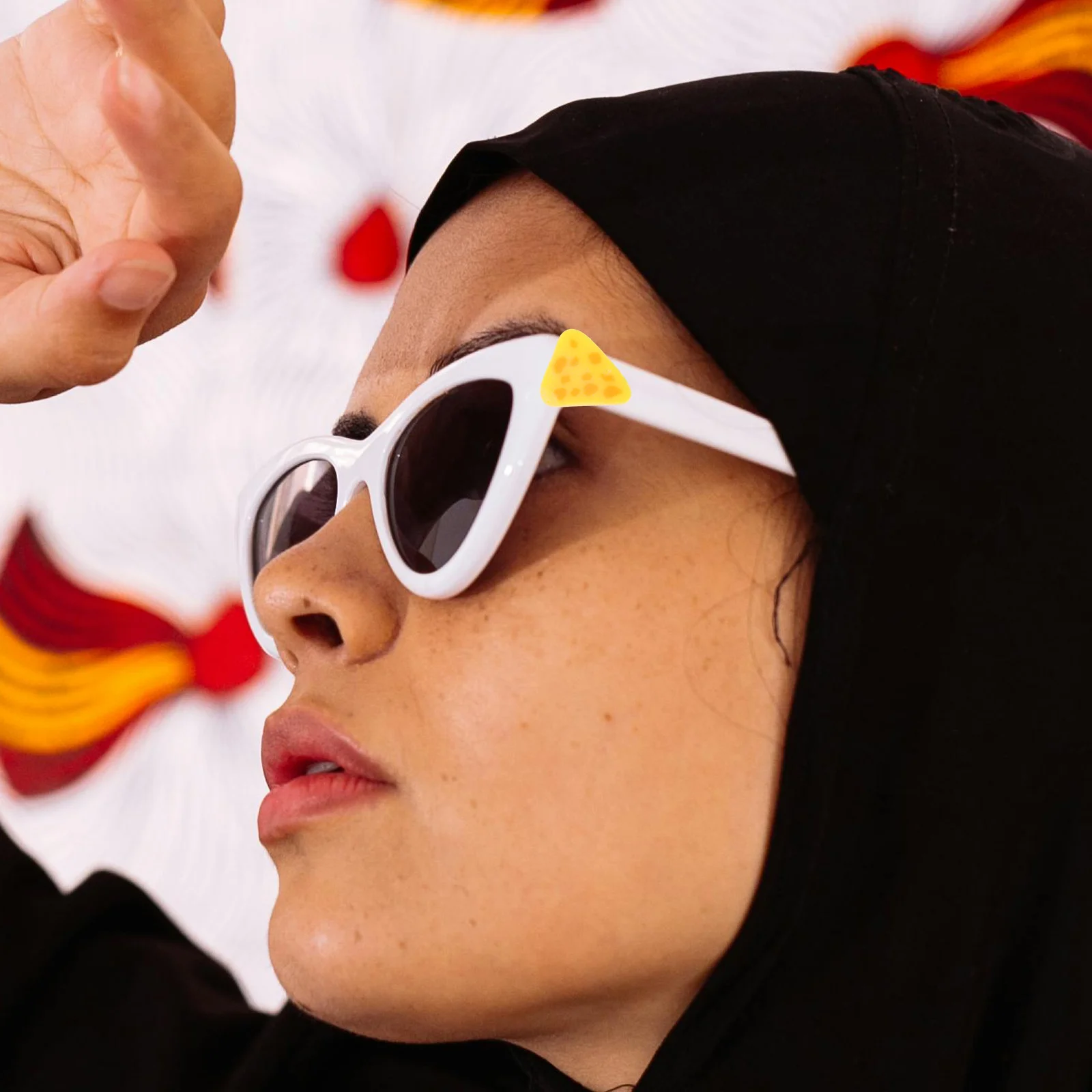 

100Pcs Cheese Mushroom Clay Charms Colorful Resin Filling Charms for Crafting DIY Body Art Lip Gloss Decor Festive Party Costume