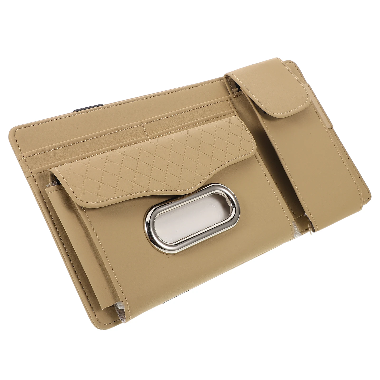 

Multifunctional Organizer Tissue Box Sunglasses Holder Card Storage Auto Interior Accessories Compact Design Eyeglass