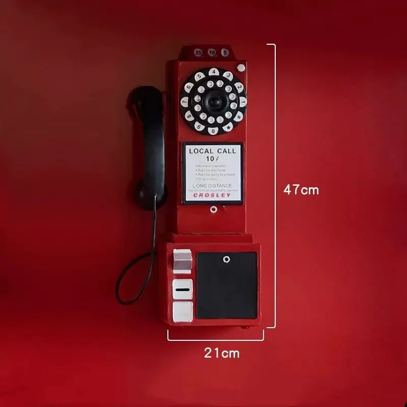 Wrought iron phone booth mailbox ornament hall sales floor scene exhibition hall display decoration shopping mall layout props