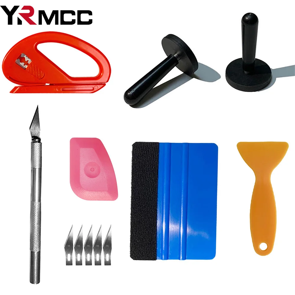 Window Tint Vinyl Film Fixed Magnet Holder Car Sticker Fix Tool Auto Wrapping Tools Set Strong Magnetic Holder Car Accessories