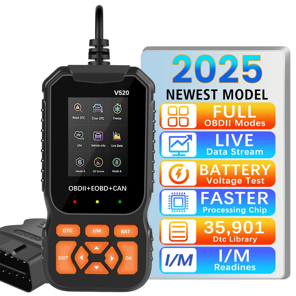 

Auto Engine System Lifetime Free Professional Automotive DTC Lookup Code Reader OBD2 Scanner Car Diagnostic Tool