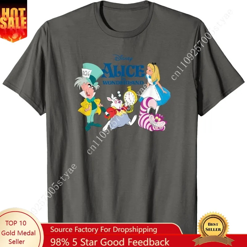 

Disney Alice in Wonderland Group Shot & Logo T-Shirt