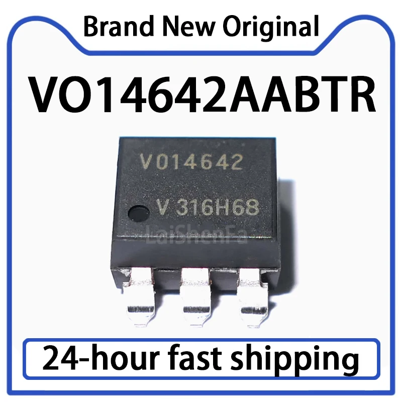 1PCS VO14642AABTR Package SMD-6P Optocoupler Solid State Relay Original in Stock