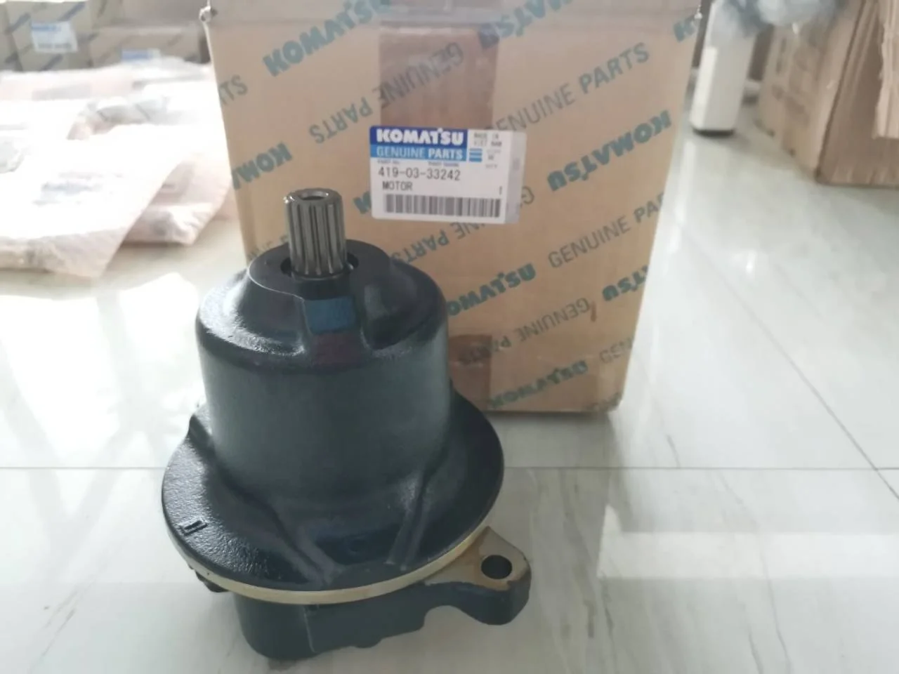 High Quality Excavator Parts Original Fan Motor 419-03-33242 for Wheel Loader WA320-5