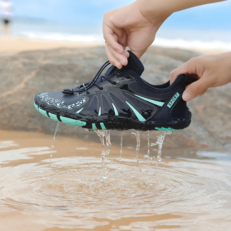 Chaussures d'eau respirantes à l'offre elles en caoutchouc pour hommes, chaussures non aldes, séchage rapide, escalade de loisirs, plage, natation, nouveau, 2024