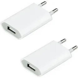 2PCS 5V 1A EU Plug Mobile Phone Adapter For Apple iphone X XR XS Max 8 7 6 5 Samsung S6 S7 edge 5W Travel Charger Huawei Xiaomi